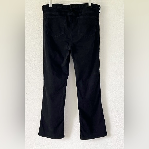 NYDJ Barbara Bootcut Black Denim Stretch Lift X Tuck Technology Jeans 14 Short - Picture 8 of 15